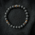 Bracelet en pierre de lave pour elle et lui Les Bogardines