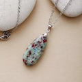 Pendentif en pierre opale naturelle Les Bogardines